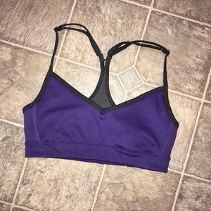 Purple climalite Adidas sports bra Gym, Fitness, Athleisure, XS